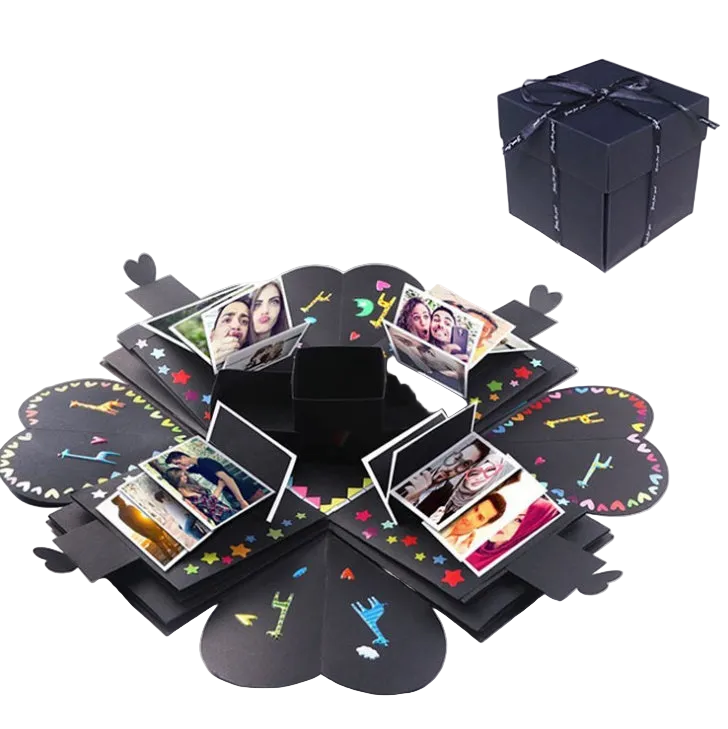DIY Explosionsbox - Personalisierbare Fotobox als kreatives Geschenk
