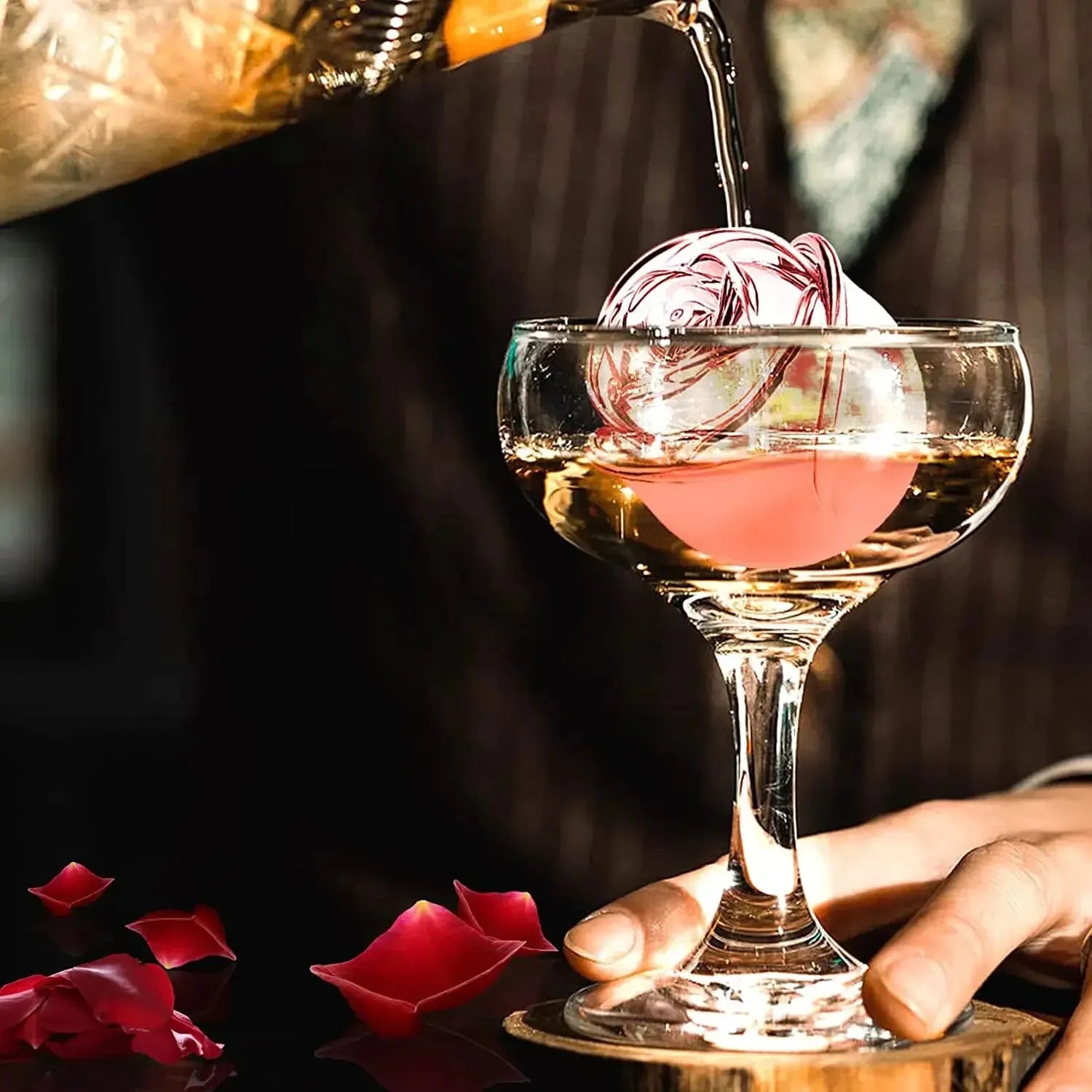 Roseice – Rosen Eiswürfelform für elegante Drinks