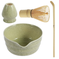 Matcha Ritual – 4-teiliges Keramik-Matcha-Set im japanischen Stil