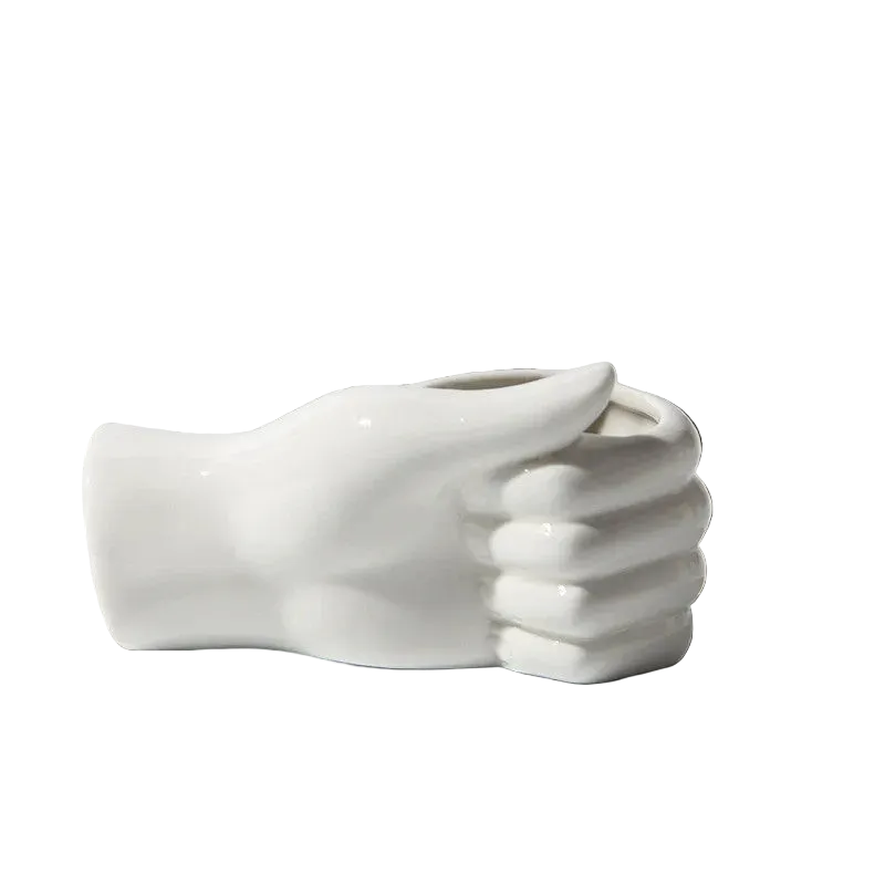 Handova – Keramikvase in expressiver Handform