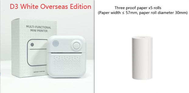 Inklessova – Mini-Drucker BT tintenfrei für unterwegs