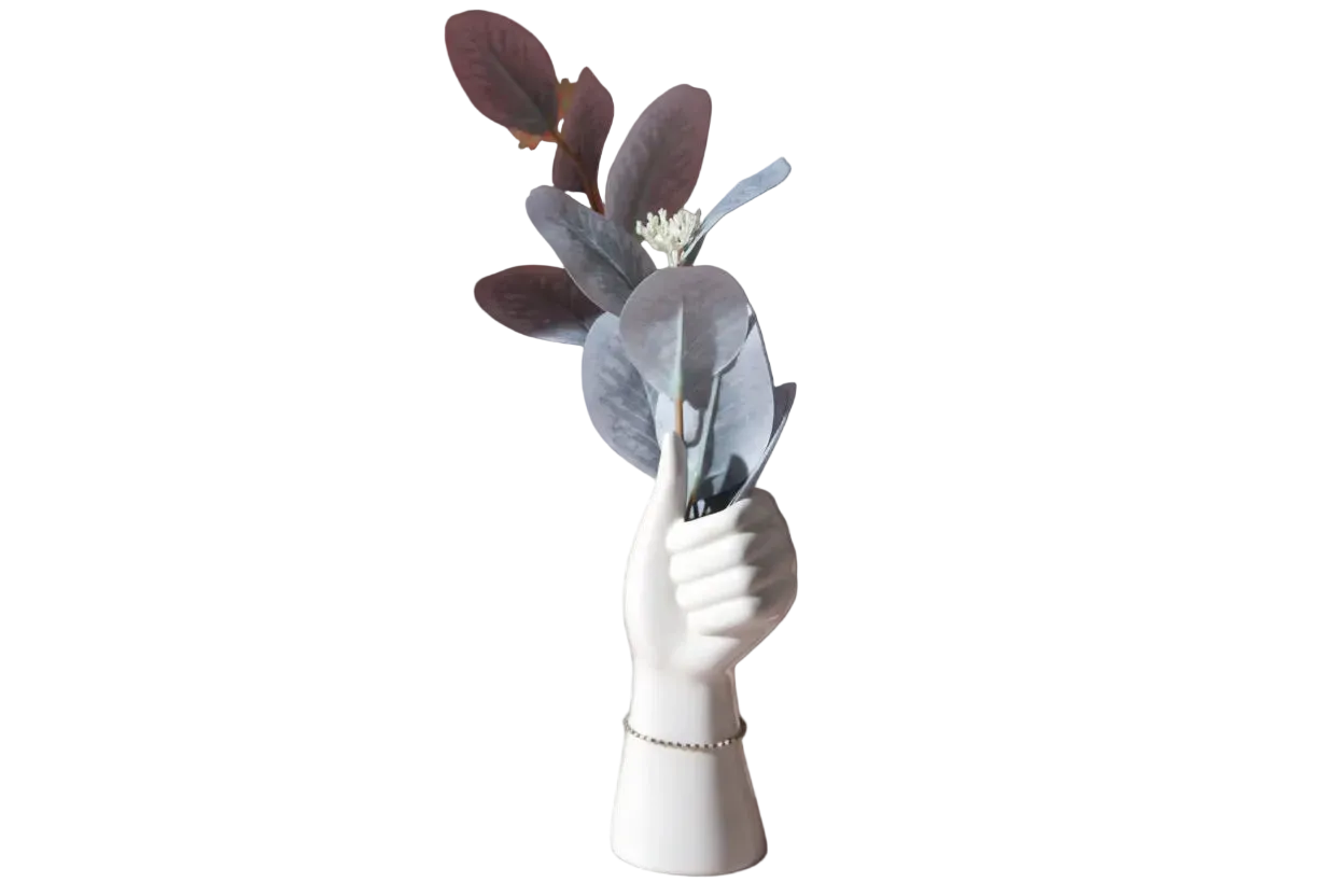 Handova – Keramikvase in expressiver Handform